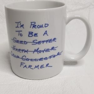 Ceramic Mug White "I'm Proud To Be A Farmer"